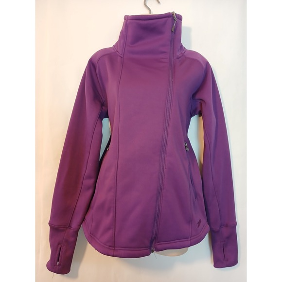 Cabela's Womens Purple Athletic Outdoor Walking Jacket Zip Pockets Large  D132 - Picture 11 of 11